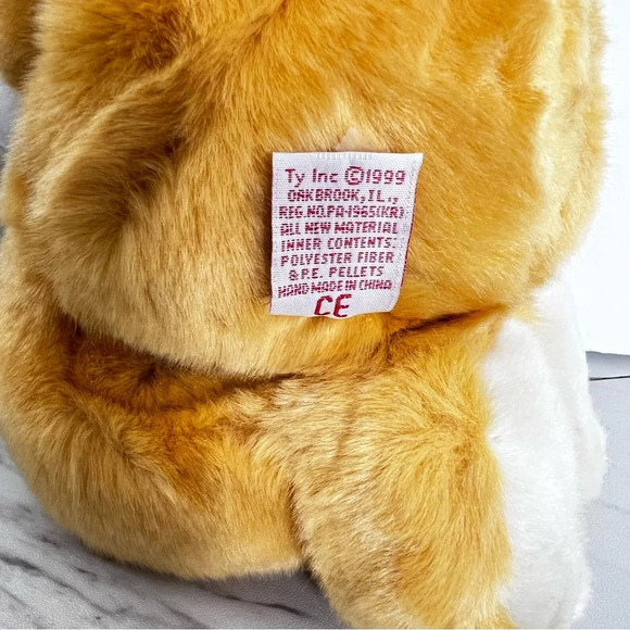 ty Beanie Original Buddy Praying Hope Vintage Brown Size 9.5" Plush Collectable - Picture 9 of 12